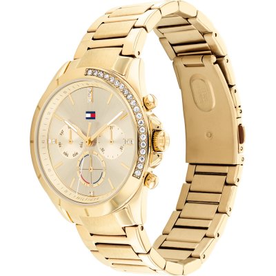 Tommy Hilfiger Kennedy Gold Champagne Watch 1782385
