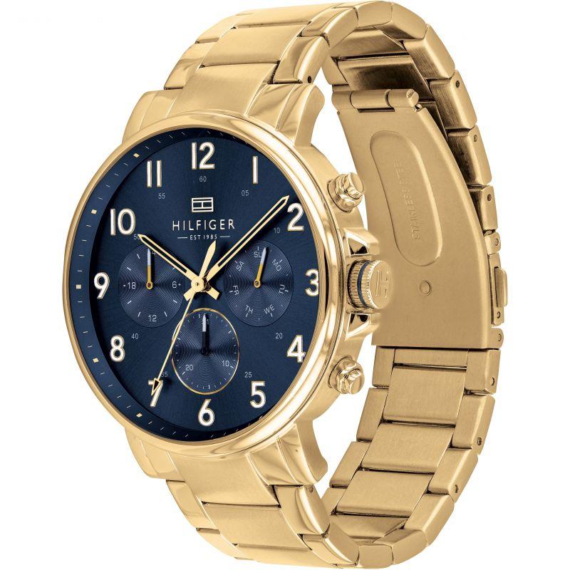 Tommy Hilfiger multifunctioneel herenhorloge van goud en staal 1710384 Secundaire afbeelding