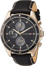 Tommy Hilfiger Parker Black Brown Watch 1791836