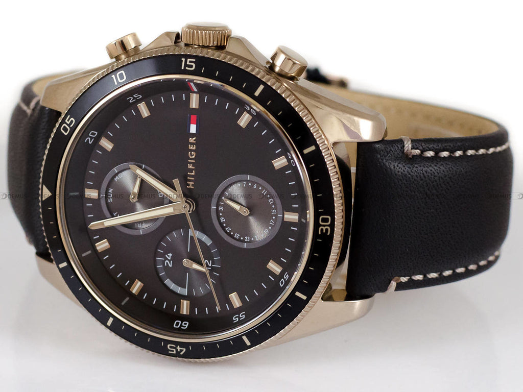 Tommy Hilfiger Parker Black Brown Watch 1791836