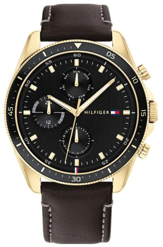 Tommy Hilfiger Parker Black Brown Watch 1791836