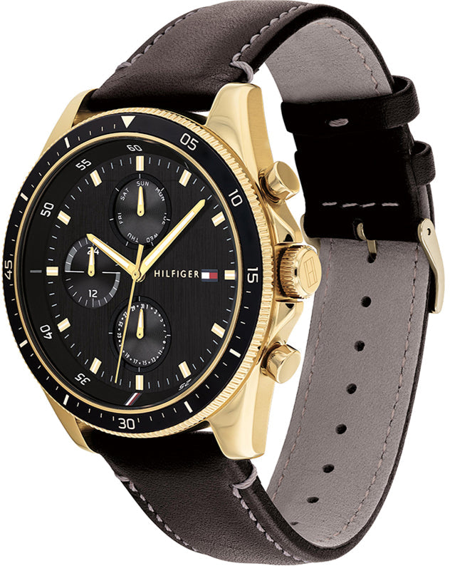 Tommy Hilfiger Parker Black Brown Watch 1791836