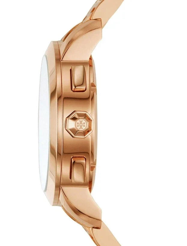 Tory Burch Classic Chronograph Rose Gold-Tone Women's Watch TBW1033 Secundaire afbeelding