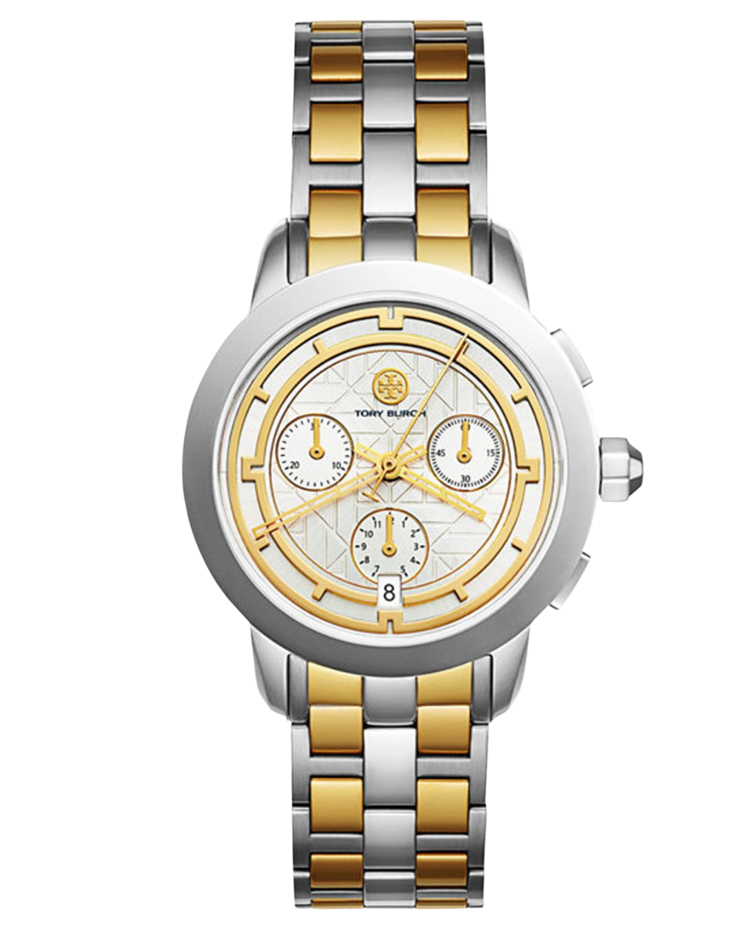 Tory Burch Classic Chronograph Two-Tone Watch Women's Watch TBW1034 Hoofdafbeelding
