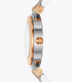 Tory Burch Classic T Watch Two Tone Women's Watch TBW9011