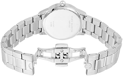 Tory Burch Collins Silver Stainless Steel White Dial Women's Watch TBW1301 Secundaire afbeelding