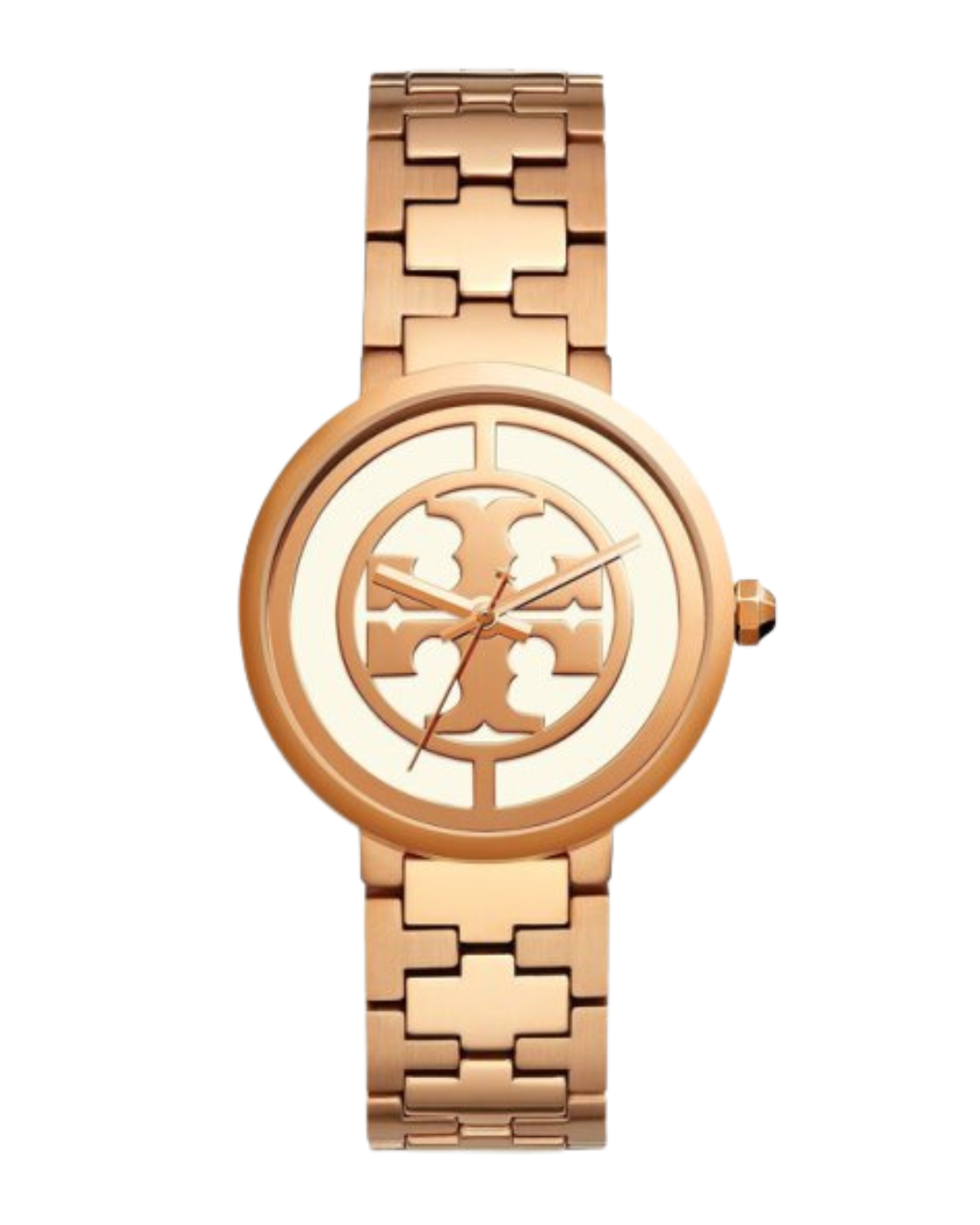 Tory Burch Reva Rose Gold-Tone Stainless Steel Bracelet Watch Women's Watch TBW4028 Hoofdafbeelding