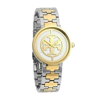 Tory Burch The Reva Dual Tone Stainless Steel Strap Women's Watch TBW4027 Secundaire afbeelding
