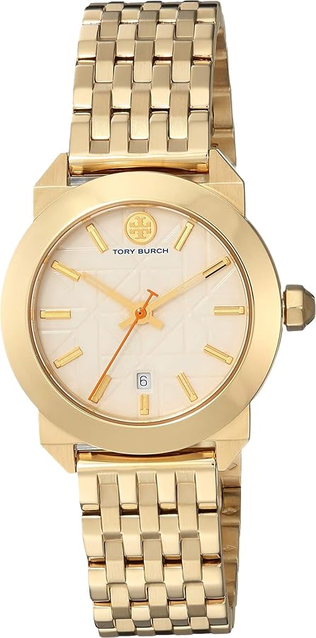 Tory Burch Whitney Ivory Dial Gold-tone Stainless Steel  Women's Watch TBW8000 Hoofdafbeelding