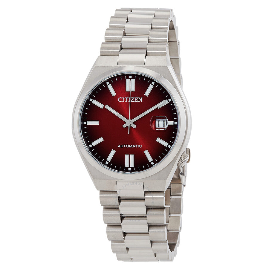 Citizen Tsuyosa Automatic 40mm Burgundy Dial Stainless Steel Men’s Watch – NJ0150-56W