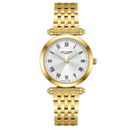 Lee Cooper Classic Roman Numeral Silver Dial Gold Watch - LC08290.130