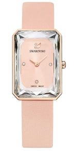 Swarovski Uptown Pink Dial Pink Leather Strap Women's Watch 5547719