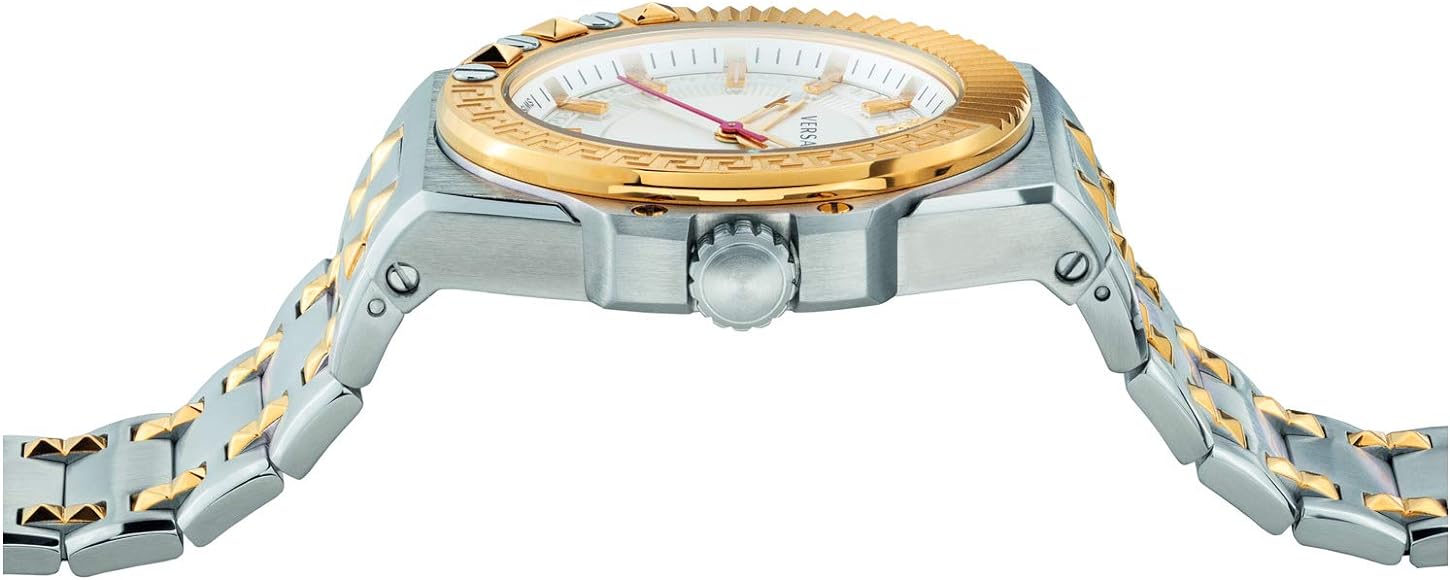 Versace Chain Reaction Quartz Silver Dial Men's Watch - VEDY00519 Secondary image