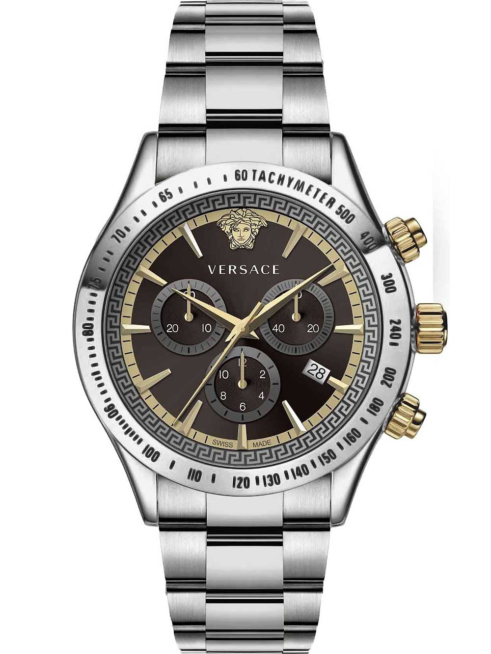Versace Chronograph Classic Silver Men's Watch - VEV700419