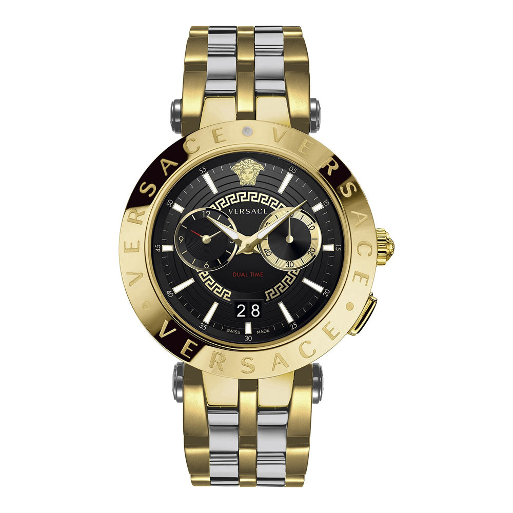 Versace Chronograph Multifunction Two-Tone Swiss Watch - VEBV00519 Main image