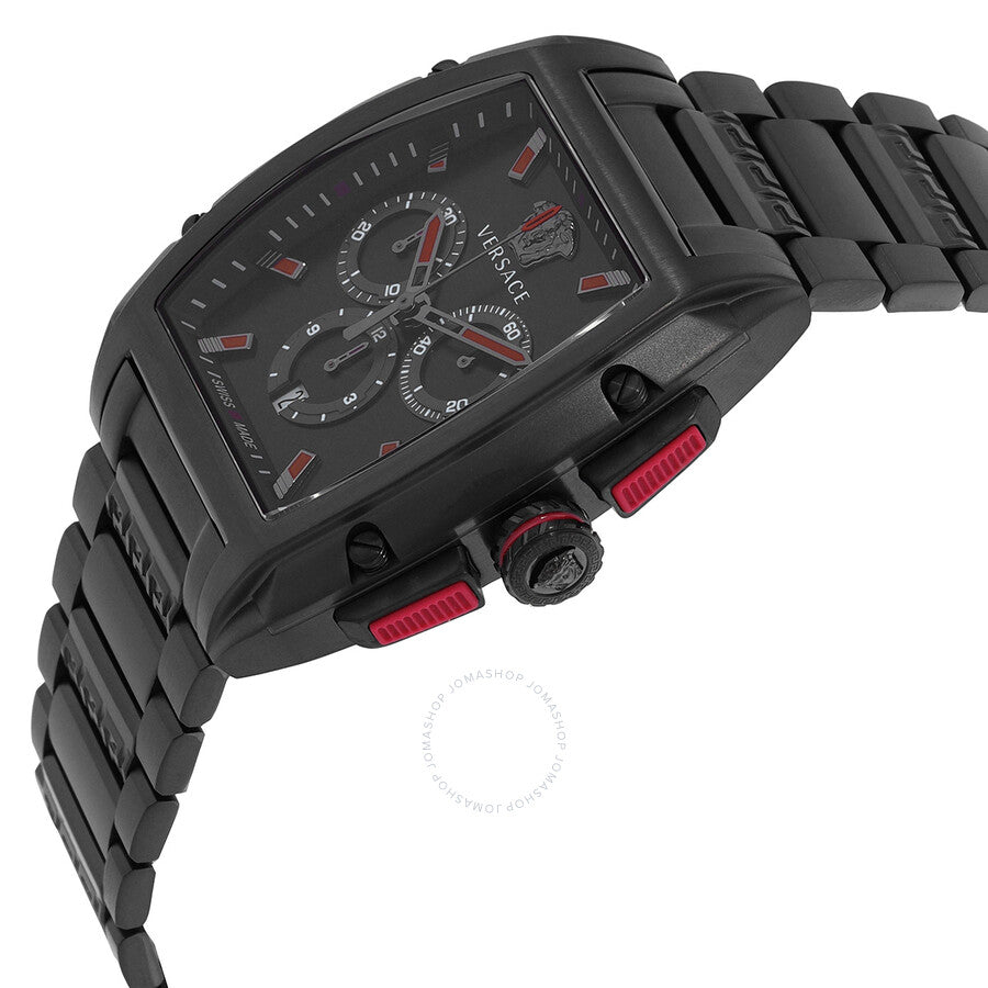 Versace Dominus Chronograph Quartz Black Dial Men's Watch VE6H00623 Secondary image