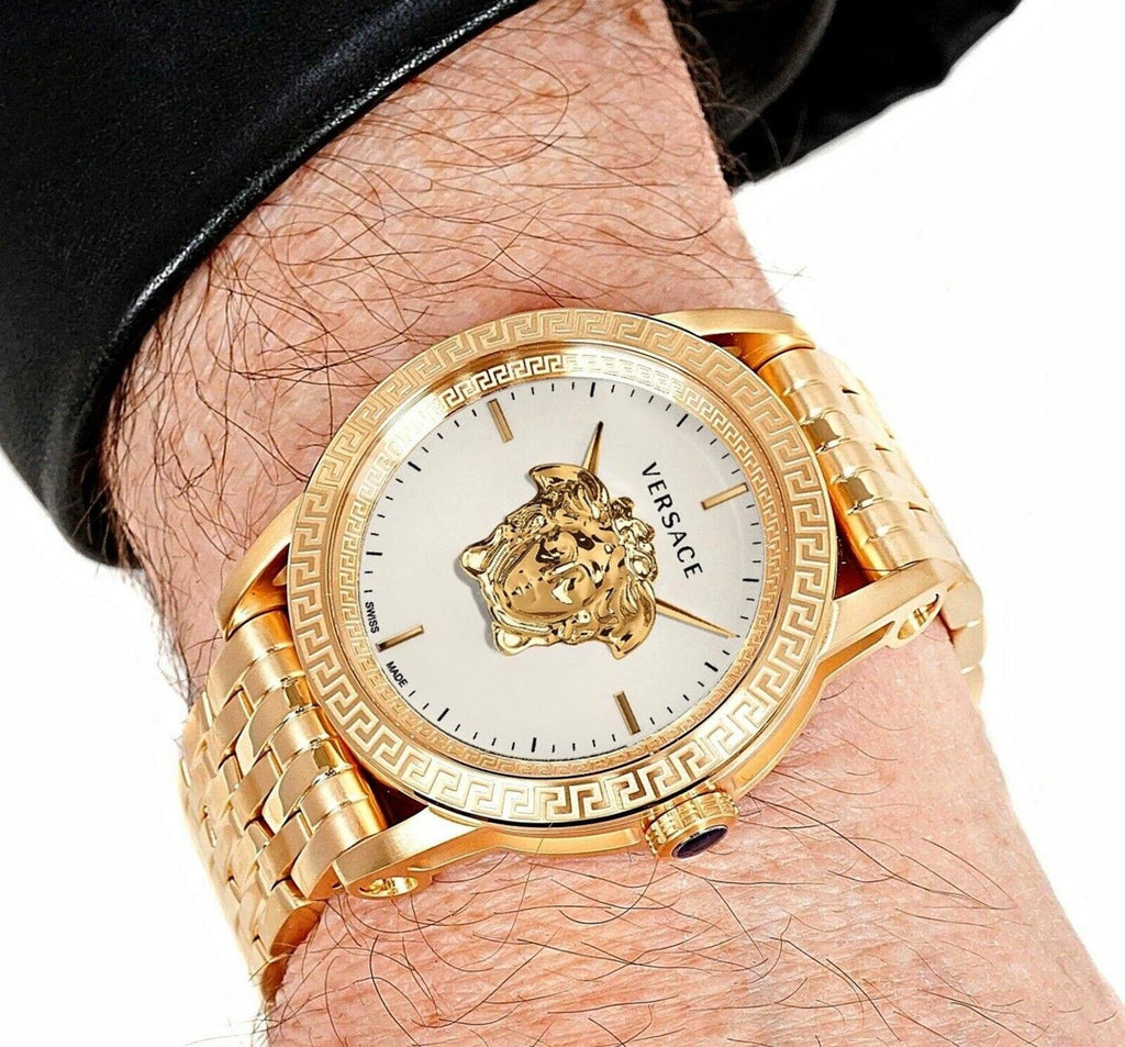 Versace Empire White Gold Stainless Steel Men's Watch VERD00318