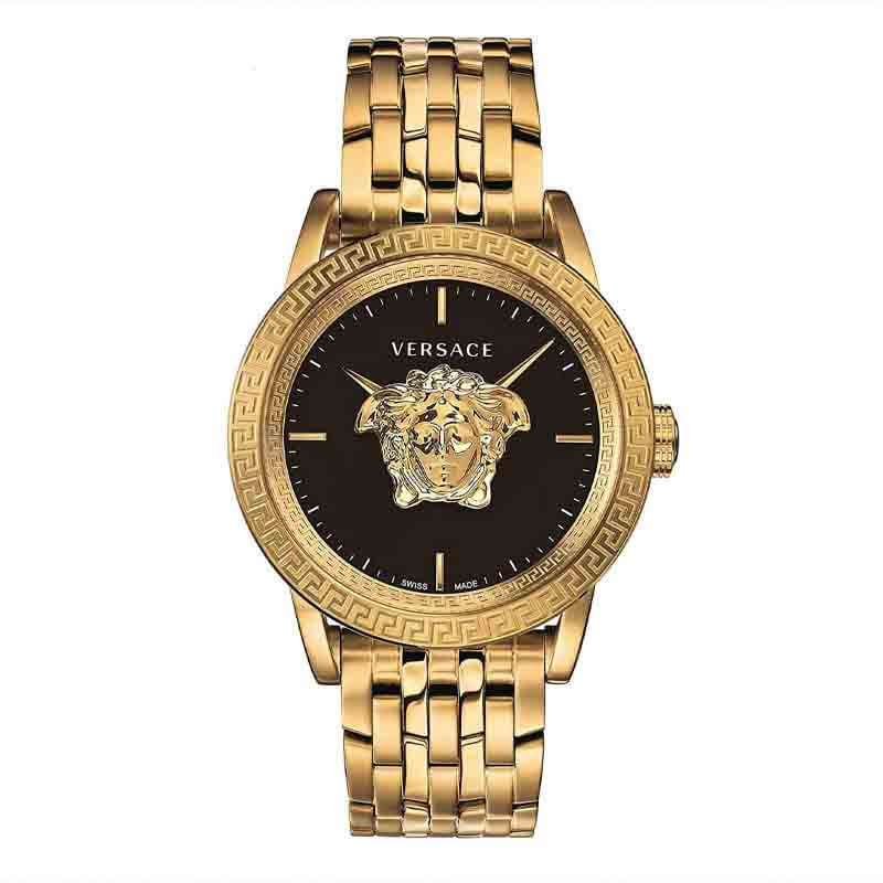 Versace Palazzo Empire Herenhorloge met Zwarte Wijzerplaat - VERD00818 Hoofdafbeelding