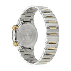 Versace Greca Logo Diver Black Dial Two-Tone Swiss Chronograph Watch - VE8G00424
