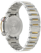 Versace Greca Logo Diver Green Dial Two-Tone Swiss Chronograph Watch - VE8G00524