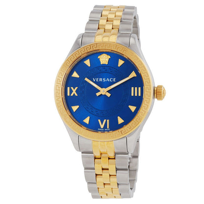 Versace Hellenyium 35mm Blue Dial Two-Tone Women's Watch VE2S00522