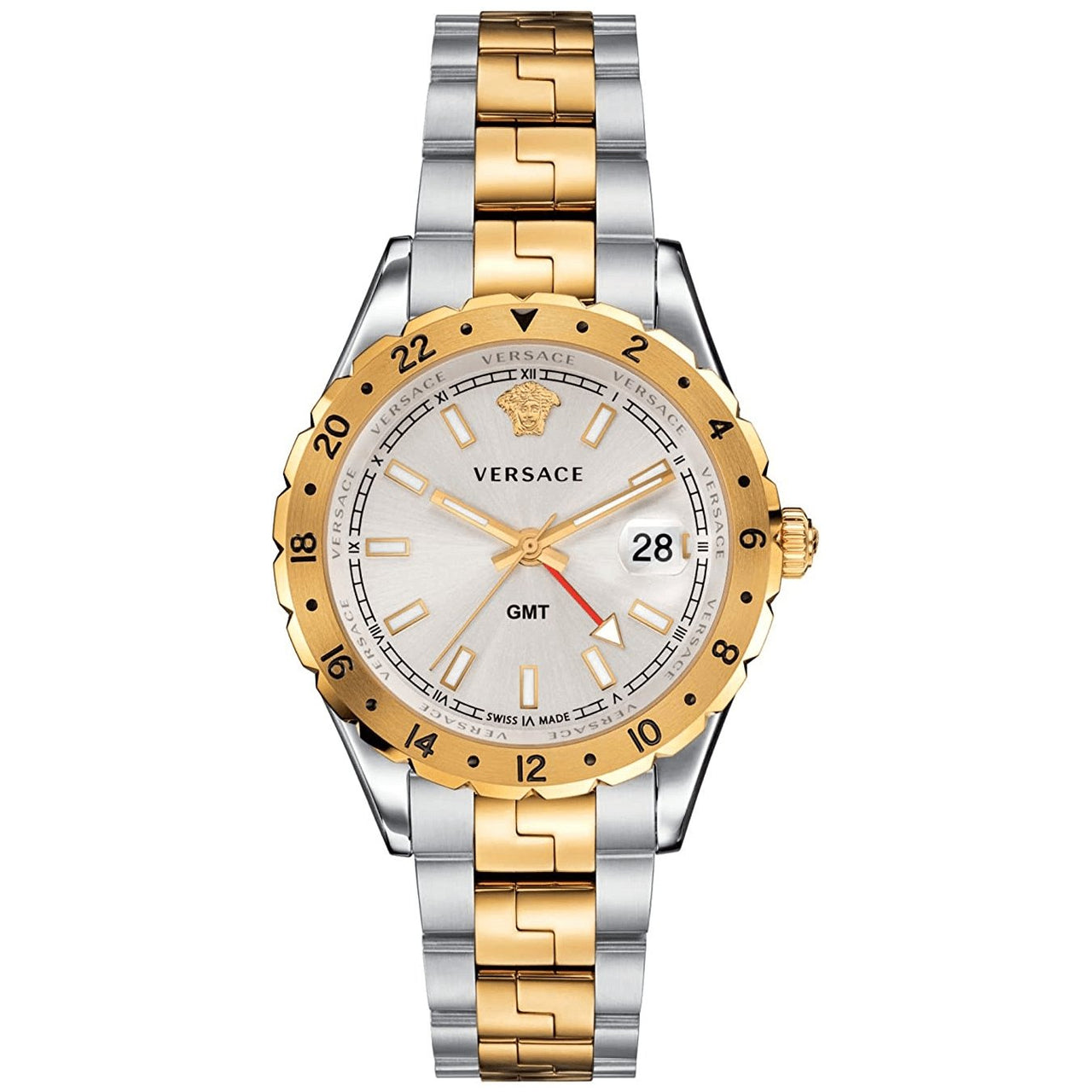 Versace Hellenyium Two Tone GMT Men's Watch - V11030015 Main image