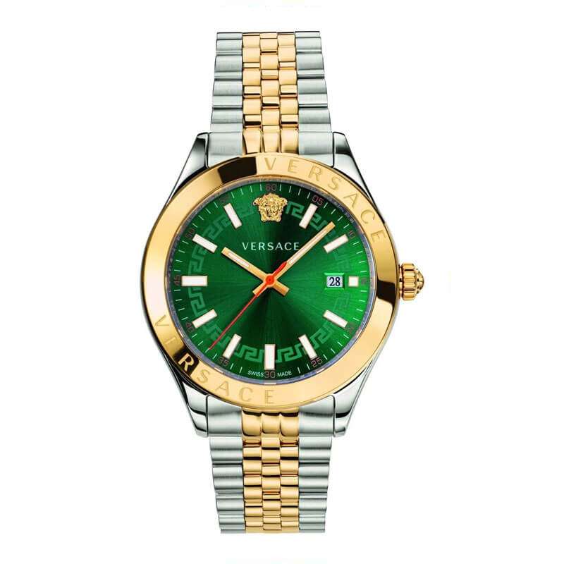 Versace Hellenyium Two-Tone Green Dial Men's Watch VEVK00620 Main image
