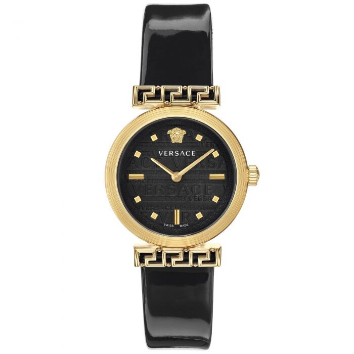 Versace Meander Quartz Black Dial Women's Watch - VELW00420 Main image