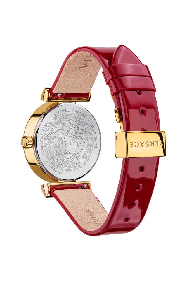 Versace Meander Quartz Red Dial Women's Watch - VELW00320 Secundaire afbeelding