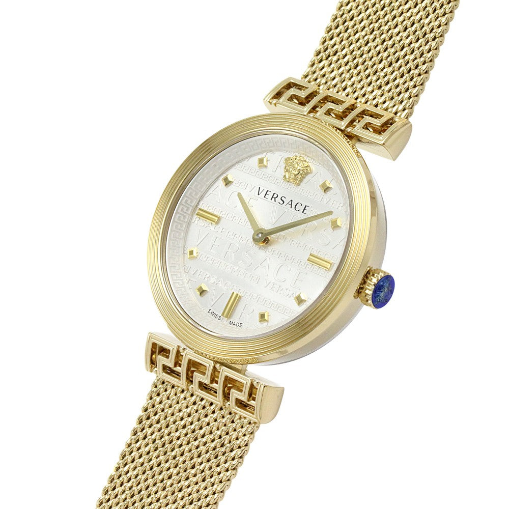 Versace Meander Quartz Silver Dial Women's Watch - VELW00820