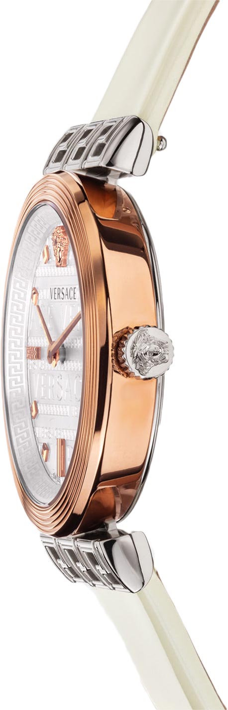 Versace Meander White Leather Strap Women's Watch - VELW00120 Secundaire afbeelding
