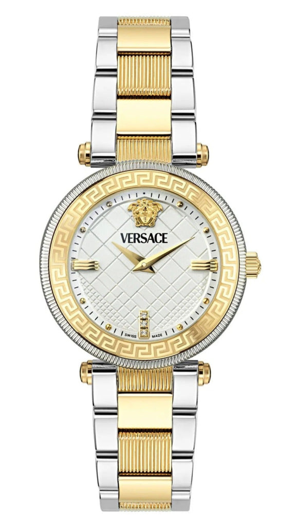 Versace Reve White Textured Dial Two-Tone Swiss Movt Women's Watch - VE8B00724 Main image