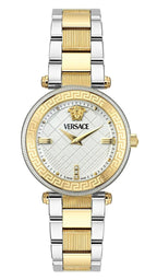 Versace Reve White Textured Dial Two-Tone Swiss Movt Women's Watch - VE8B00724