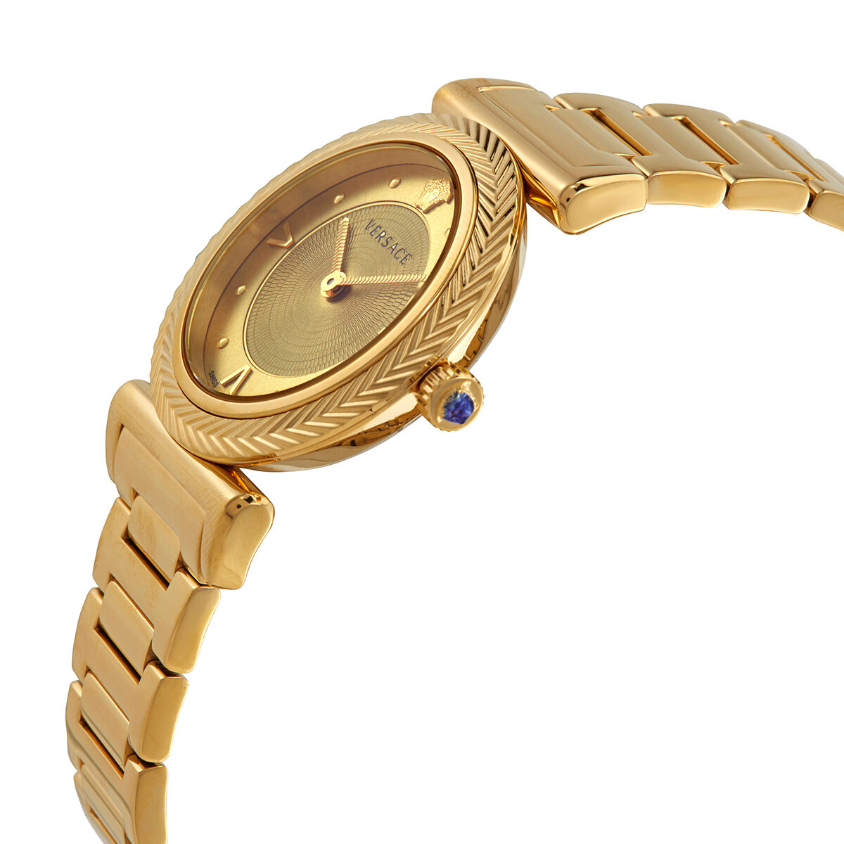 Versace V-Motif Quartz All Gold Women's Watch - VERE00618 Secundaire afbeelding