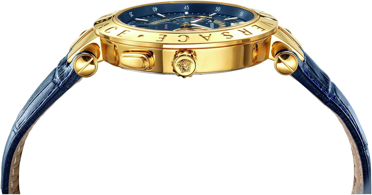 Versace V-Race Quartz Blue Dial Men's Watch - VEBV00219 Secondary image