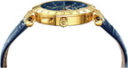 Versace V-Race Quartz Blue Dial Men's Watch - VEBV00219