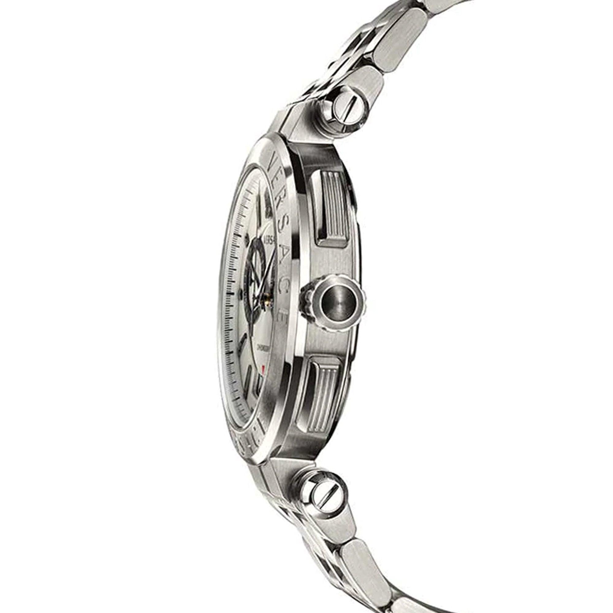 Versace V-Racer Chronograph Silver Men's Watch - VBR040017 Secondary image
