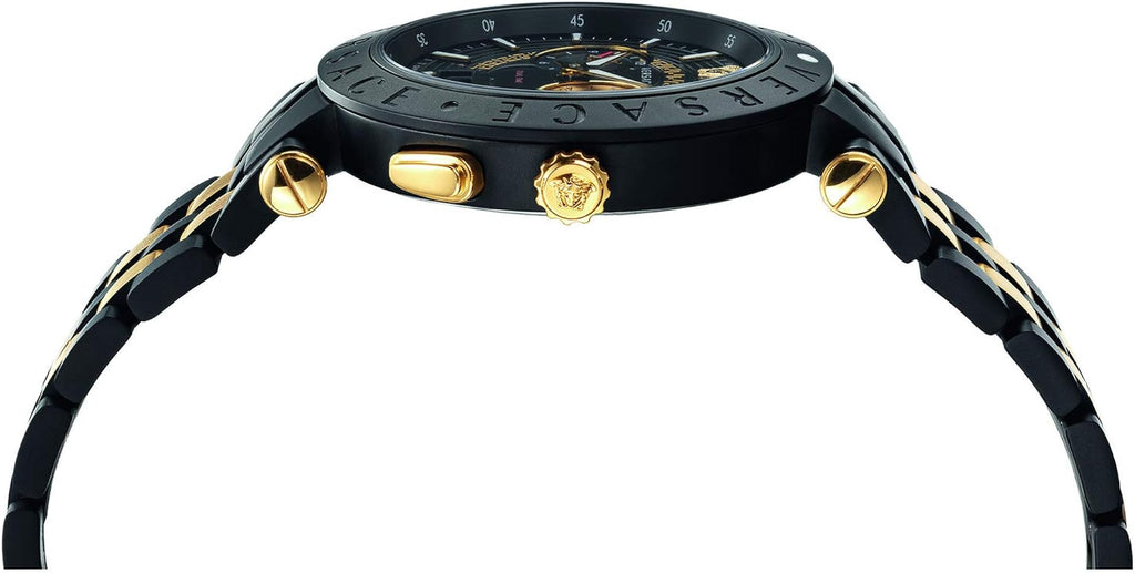 Versace V-Racer Chronograph Two Tone Men's Watch - VEBV00619