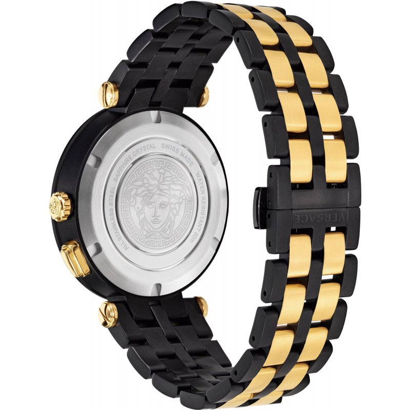 Versace V-Racer Chronograph Two Tone Men's Watch - VEBV00619