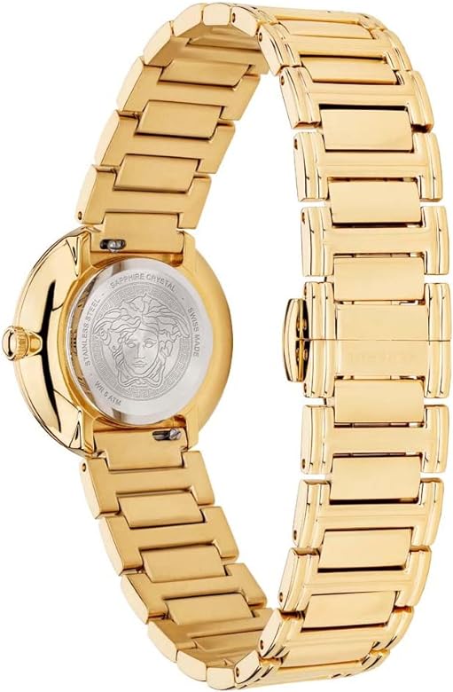 Versace Virtus Mini White Dial Gold Women's Watch - VET300221 Secondary image