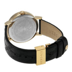 Versace Virtus Quartz Black Dial Black Leather Women's Watch - VEHC00119