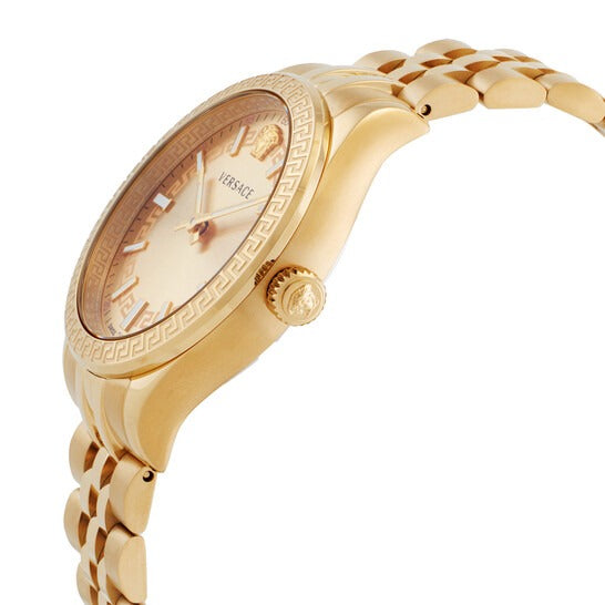Versace Virtus All Gold Dial Gold Bracelet Watch - VEHU00720 Secundaire afbeelding