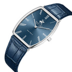 Beverly Hills Polo Club Slim Tech 5 Blue Leather Blue Dial Watch BP3863X.399