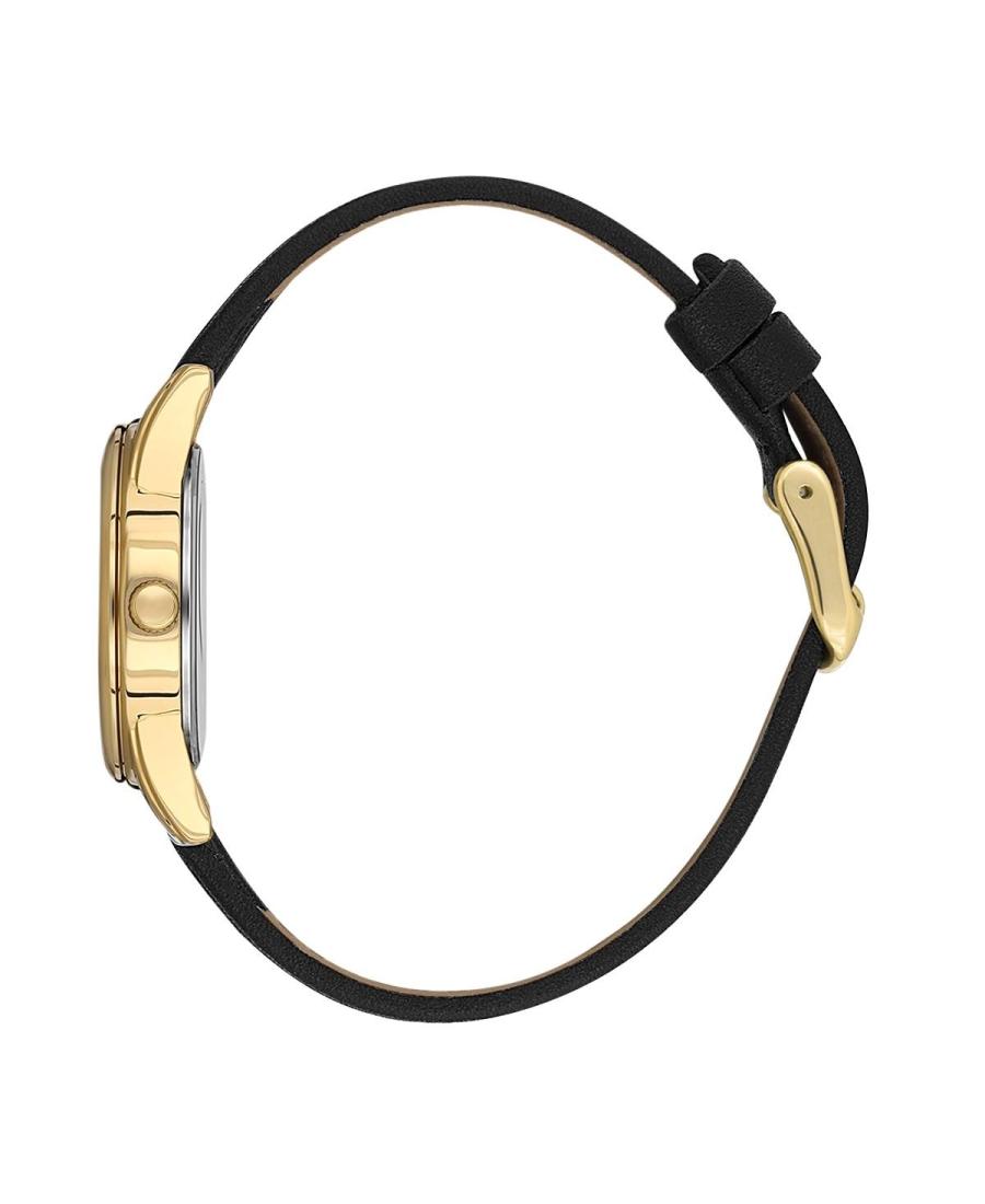 Daniel Klein Arcadia White Dial Black Genuine Leather Gold Watch - DK.1.13847-2 Secondary image