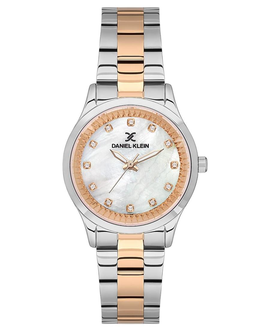 Daniel Klein Premium White MOP Dial Two Tone Watch - DK.1.13881-6 Main image