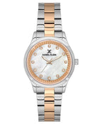 Daniel Klein Premium White MOP Dial Two Tone Watch - DK.1.13881-6