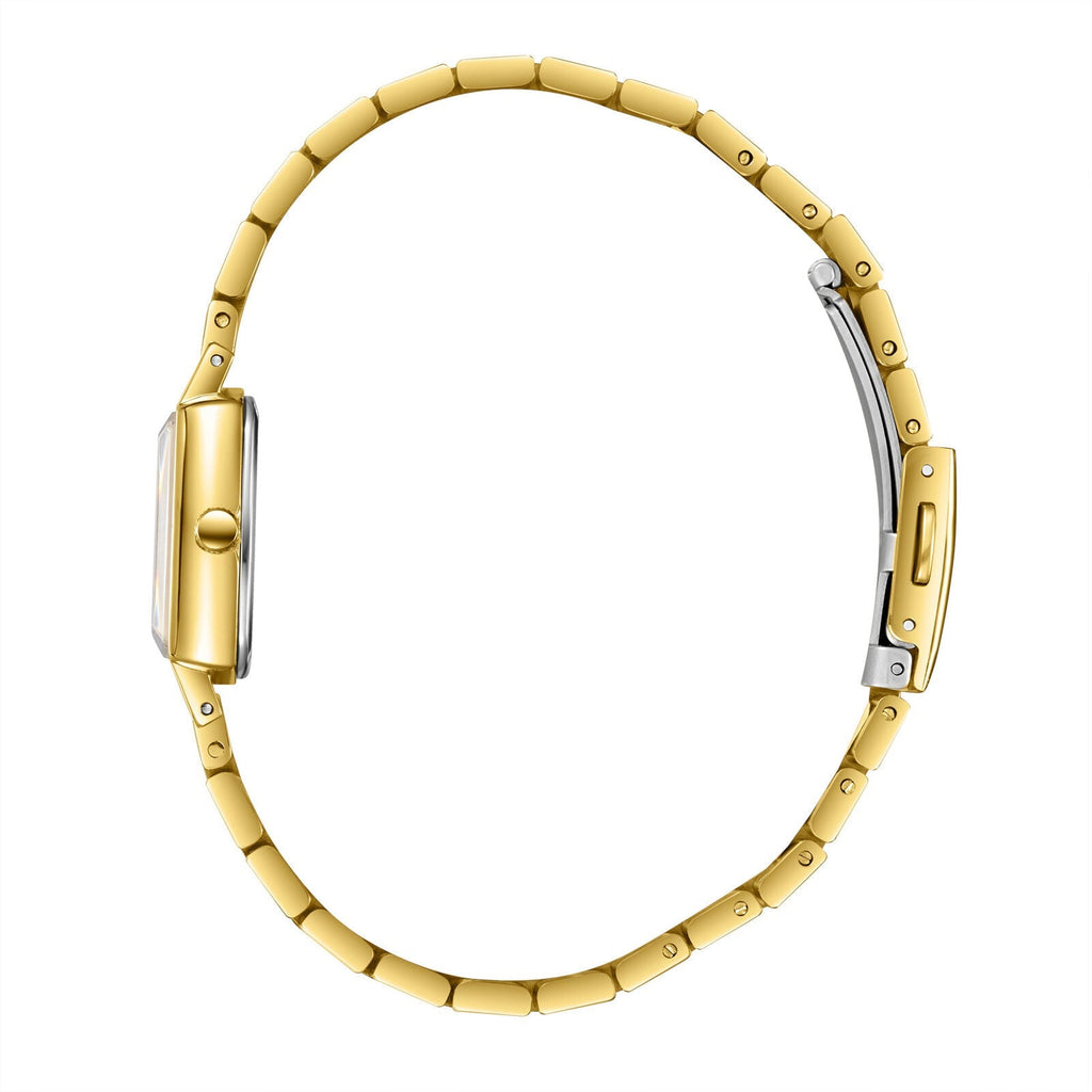 Lee Cooper Elegance Silver Dial Gold Watch - LC08283.130