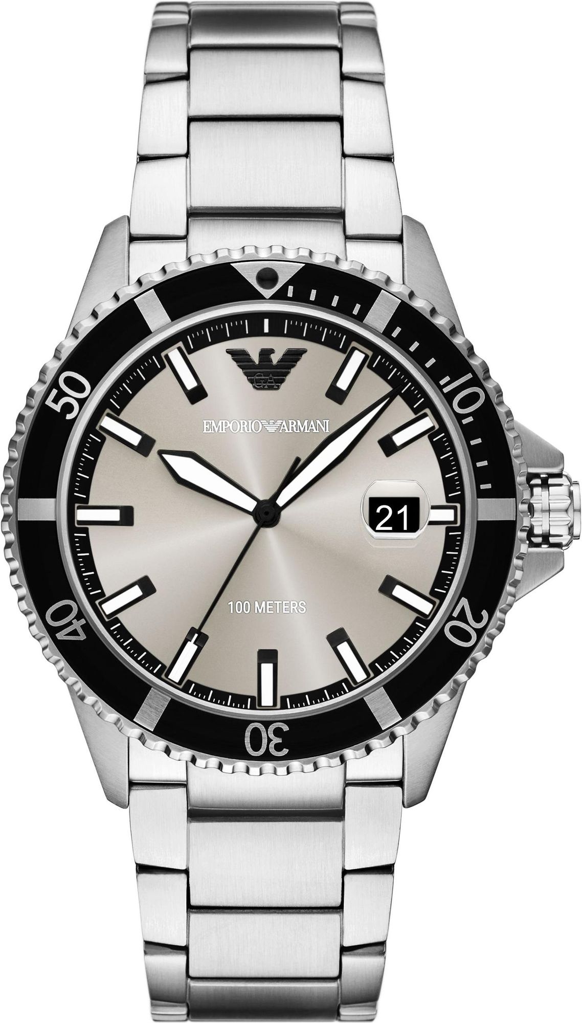 World Explorer Three-Hand Date Stainless Steel AR11683 Hoofdafbeelding
