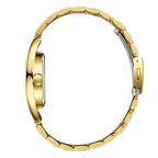 Lee Cooper Square Fashion Silver Dial Gold Watch - LC08274.130