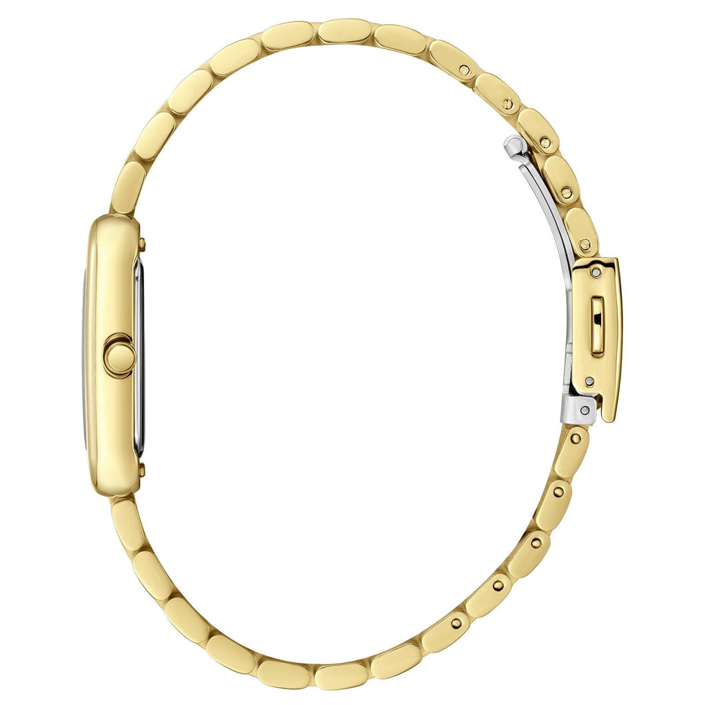Lee Cooper Classic Square White Dial Gold Watch - LC08135.120